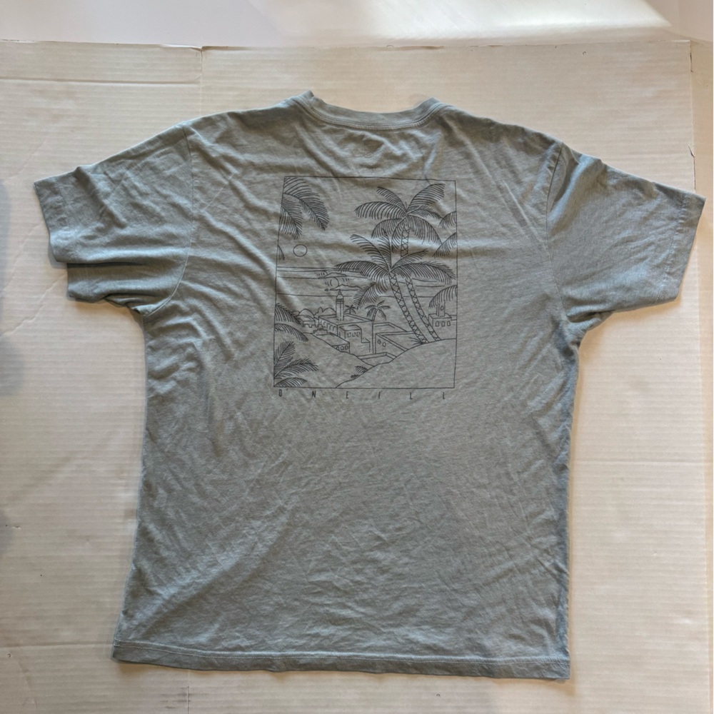 O'Neill Men's Slate Gray Short Sleeve Tee size large - Picture 4 of 6